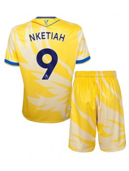 Crystal Palace Eddie Nketiah #9 Replika Borta Kläder Barn 2024-25 Kortärmad (+ byxor)